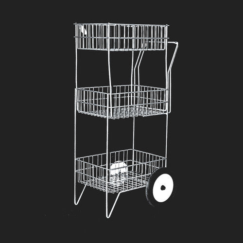 3-TIER GROOMING CART - ZINC