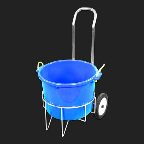 Manure Bucket Dolly - CURVED HANDLE