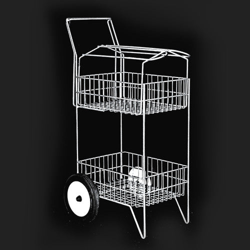 Rolling Basket with Saddle Rack Insert.