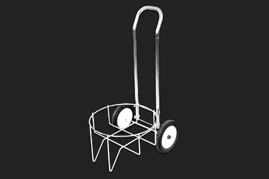 Meet the Royal Wire Manure Bucket Dolly (Curved Handle Edition)