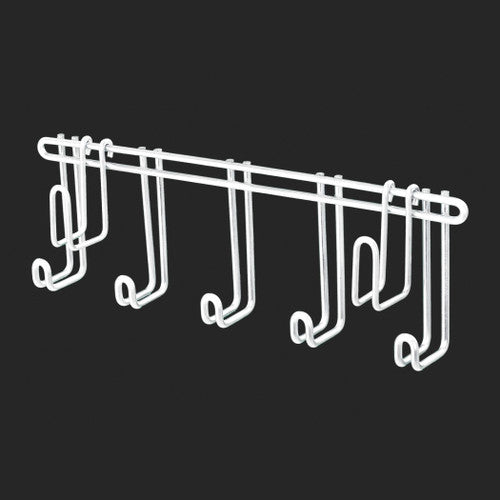 5-HOOK BRIDLE RACK (W/HOOKS) (22x6x11)