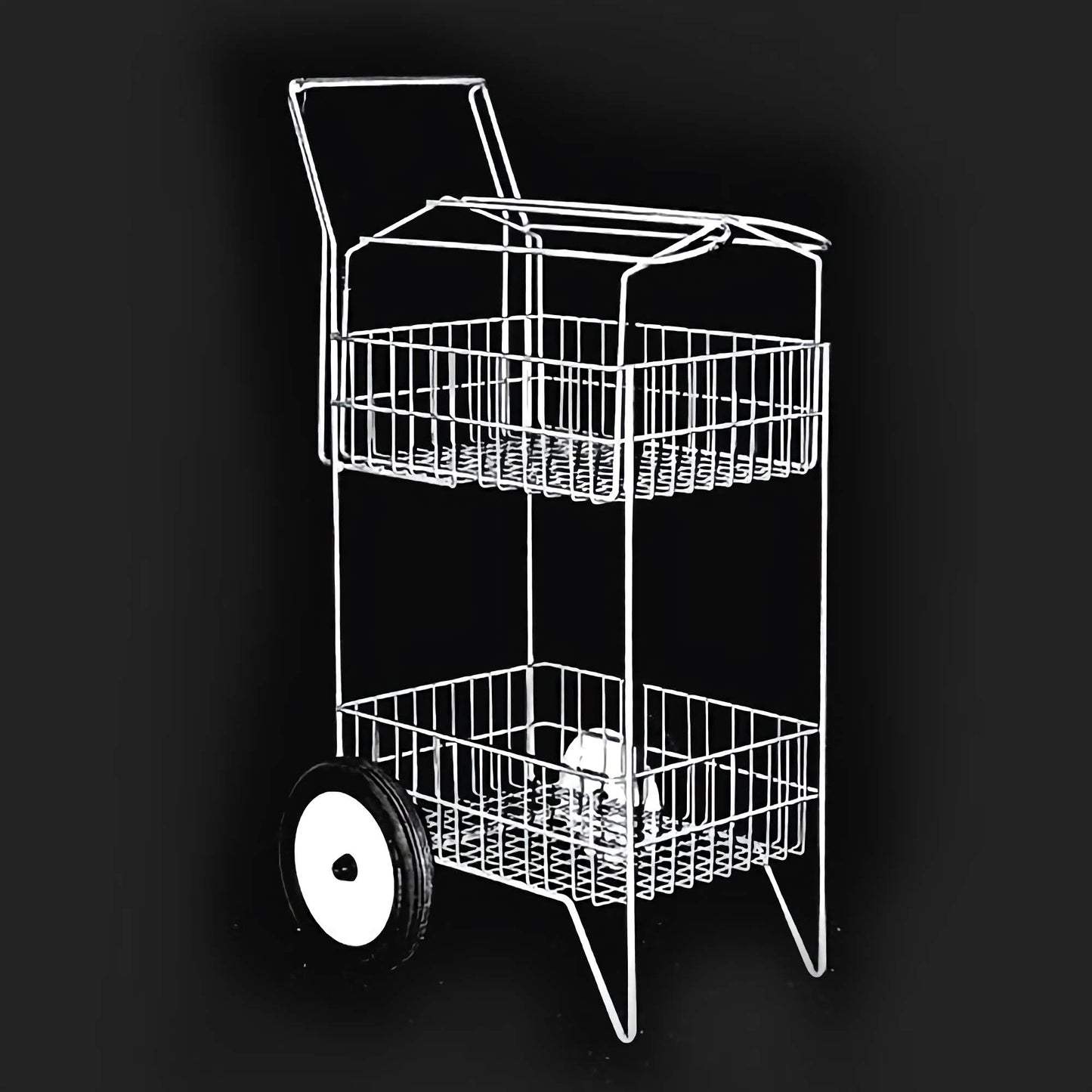 2-TIER ROLLING BASKET