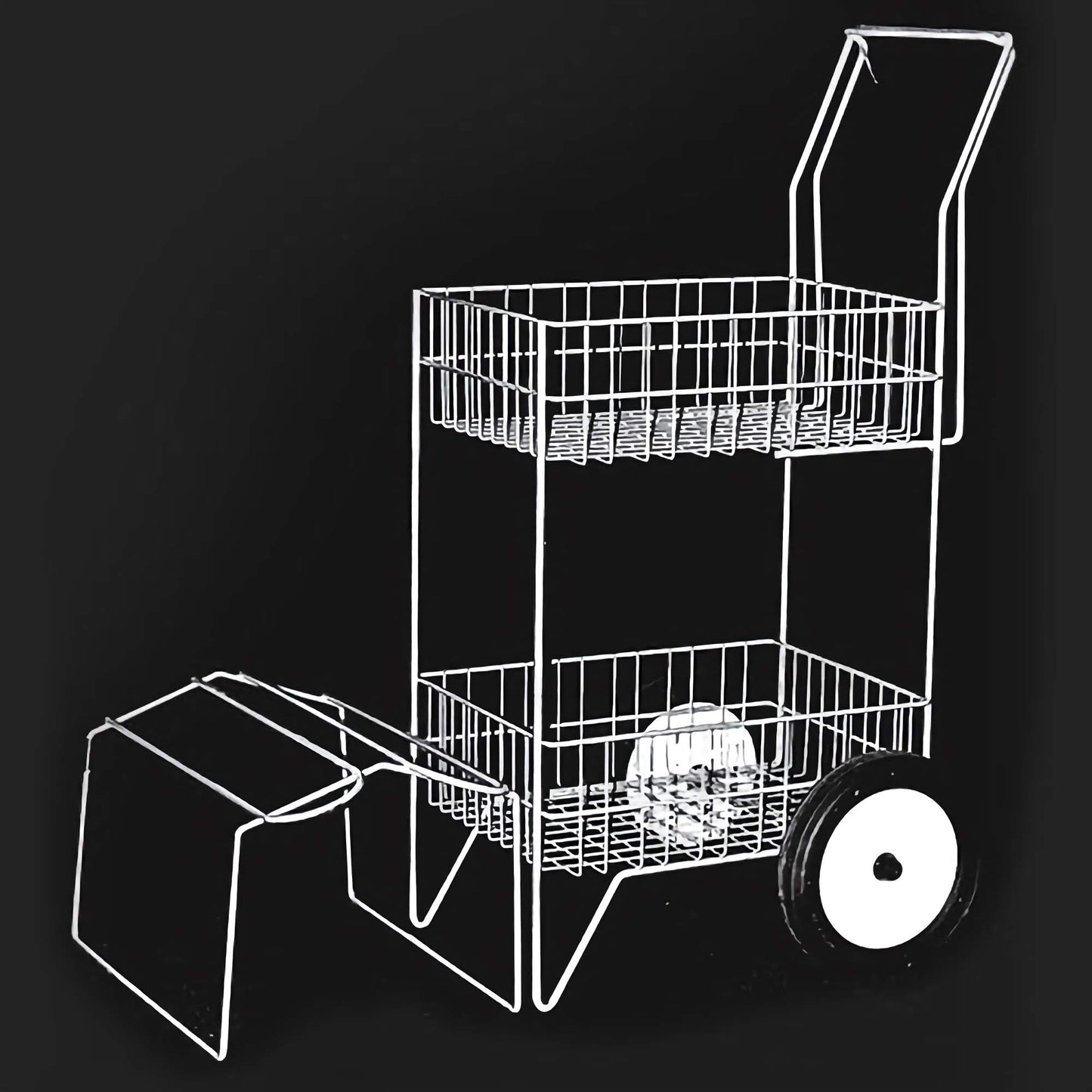 2-TIER ROLLING BASKET