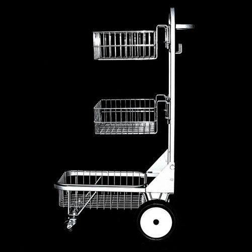 Rolling Dolly with 2 Wire Baskets.