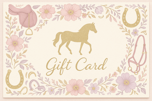 gift card for equine products for a girl
