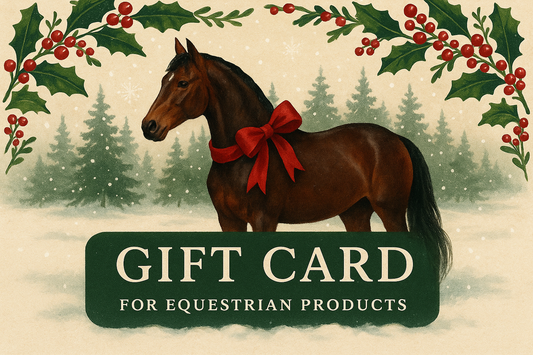 gift card for horse products christmas card