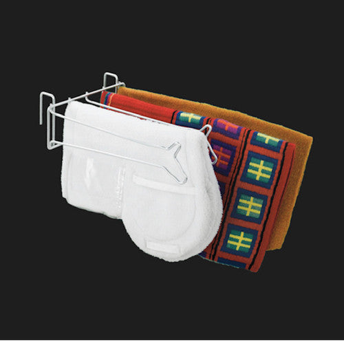 Saddle Pad Holder.  Customize your Main Frame by adding a Saddle Pad Holder.  The hooks on the Saddle Pad Holder slide in and out of the Main Frame, Rolling Dolly and can go over a standard 2x4.  
